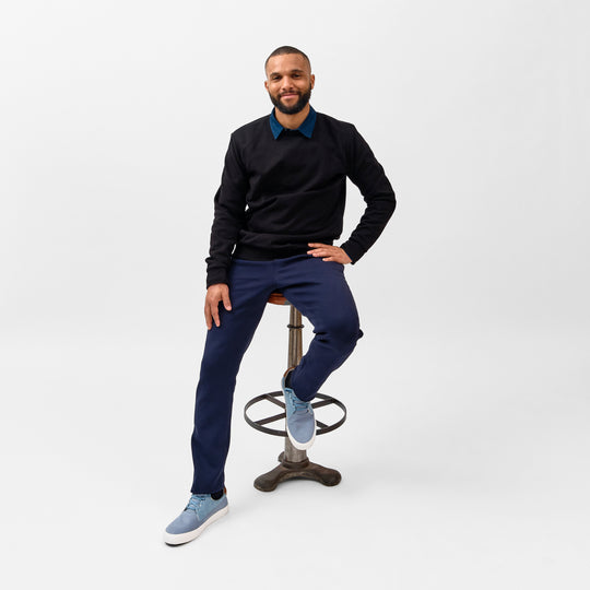 Jogginghose Herren Dunkelblau -2