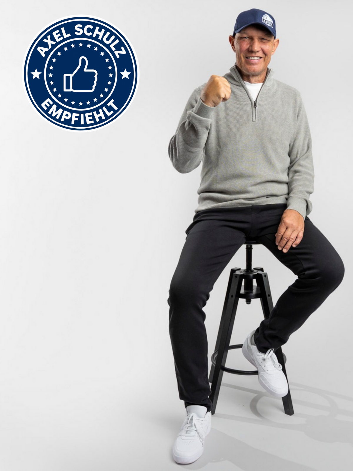 Axel Schulz trägt eine Hose von Papas Shorts